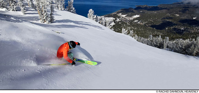 heavenly intermediate skiing, heavenly blue terrain, heavenly intermediate terrain, lake tahoe intermediate skiing