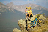 mountain biking in Big Sky, Montana