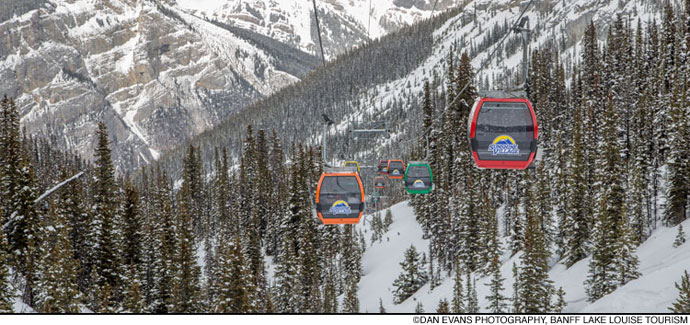 sunshine village expert skiing, banff expert skiing