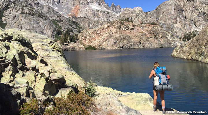 hiking in mammoth