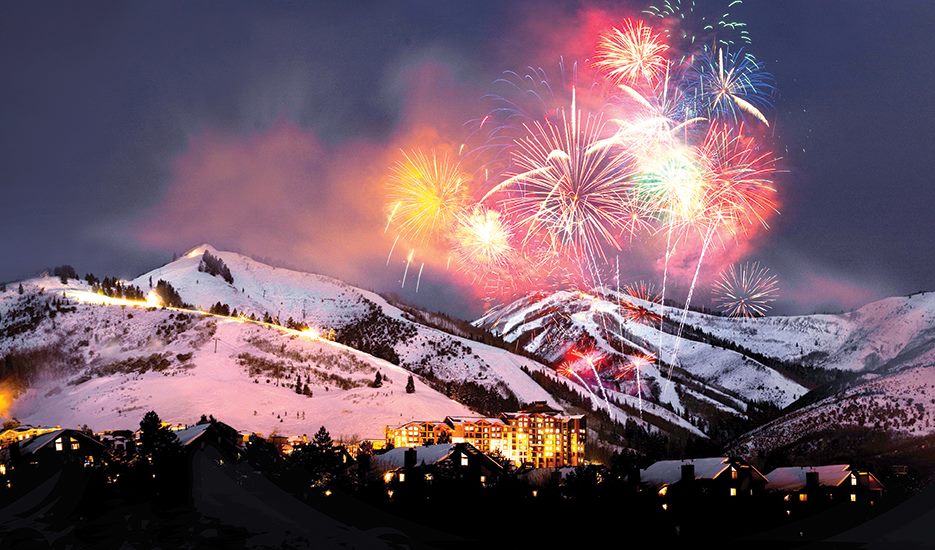 Fireworks on New Years in Park City