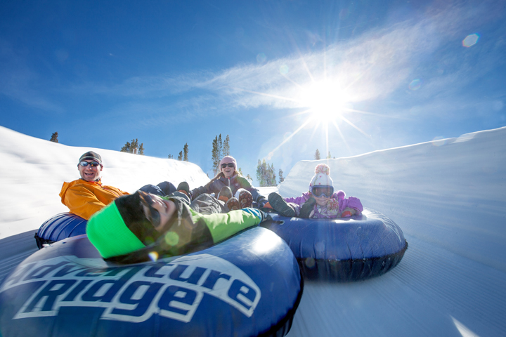 snow tubing at Adventure Ridge in Vail