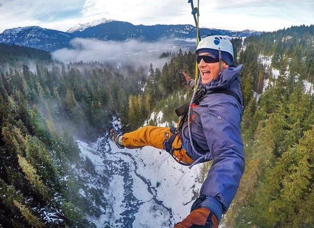 ziptrek zipling in whistler